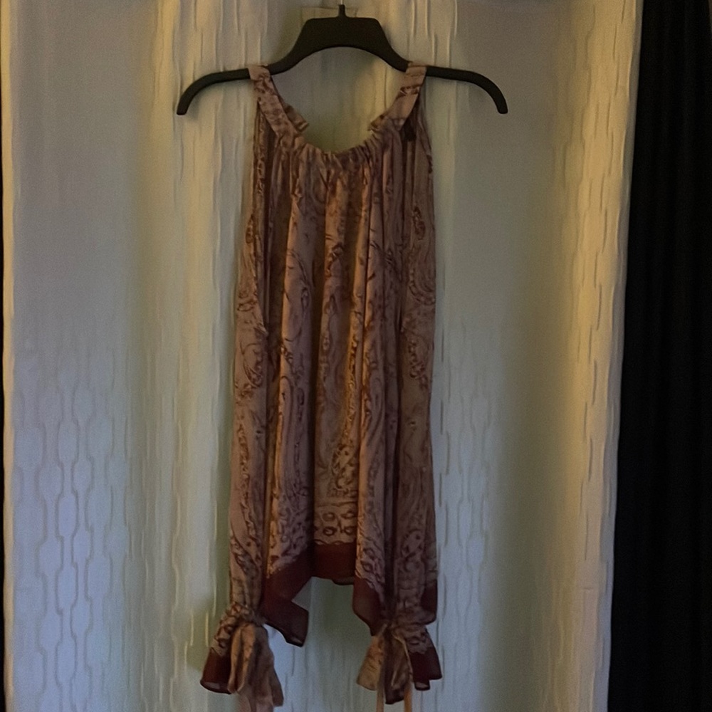 BCBG odd the shoulder blouse.